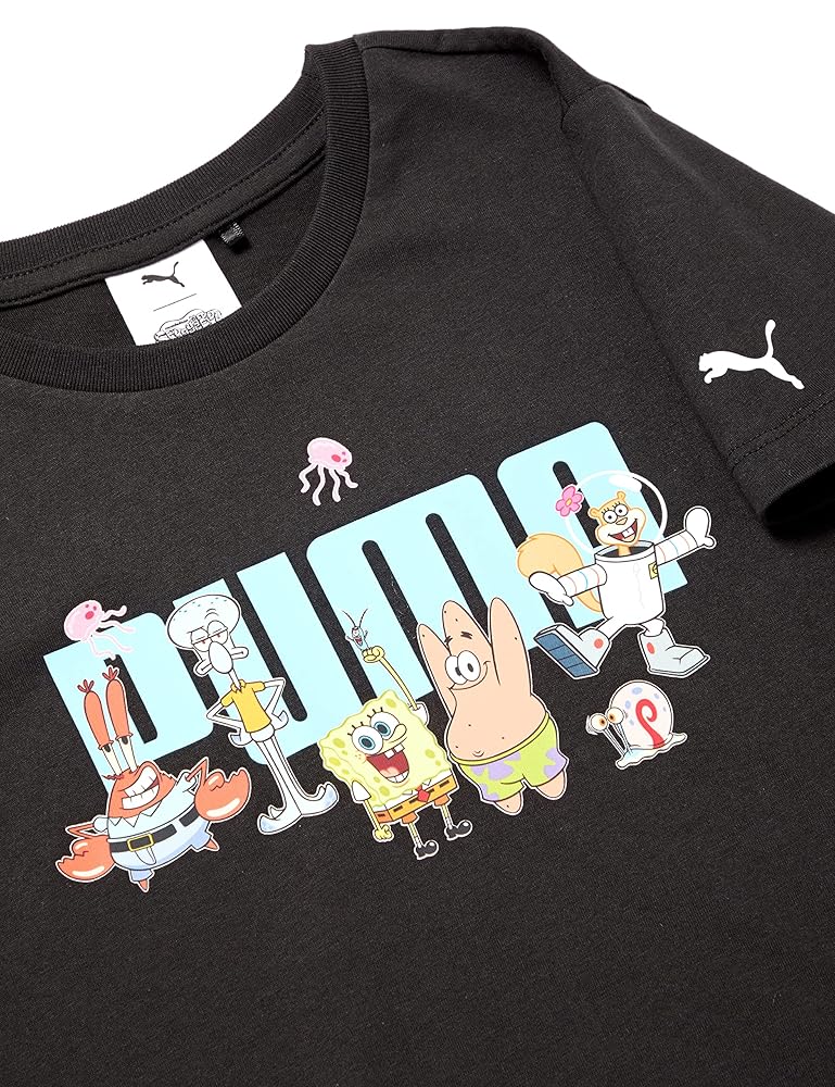 Amazon | [プーマ] コラボ スポンジボブ 半袖 X SPONGEBOB ロゴ